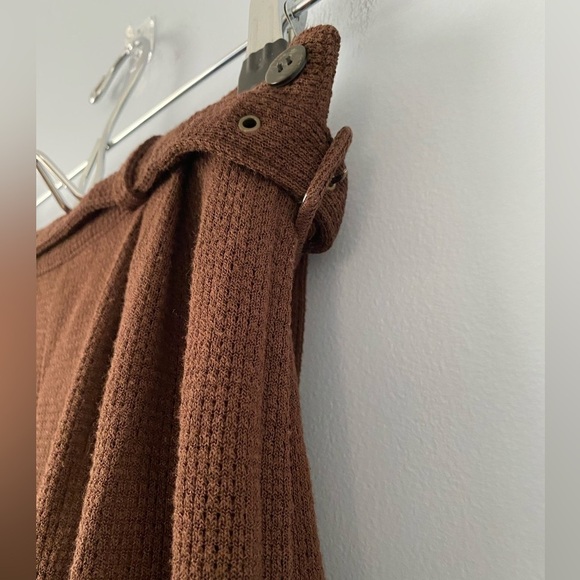 TOKUKO 1er VOL Brown Waffle Pants Made in Japan 24" Waist Hi Rise Wide Leg - Picture 5 of 13